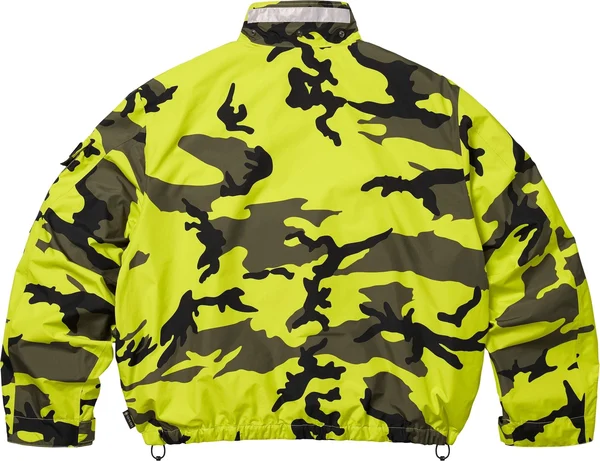 Supreme 2-in-1 GORE-TEX Shell + Quilted Liner Vest - Fluorescent Camo (front)