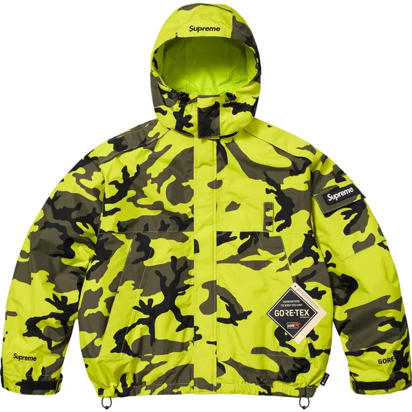 Supreme 2-in-1 GORE-TEX Shell + Quilted Liner Vest - Fluorescent Camo (front)