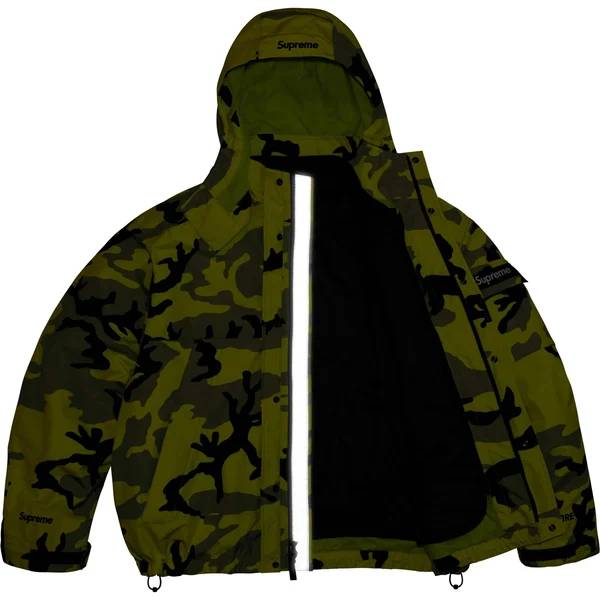 Supreme 2-in-1 GORE-TEX Shell + Quilted Liner Vest - Fluorescent Camo (front)
