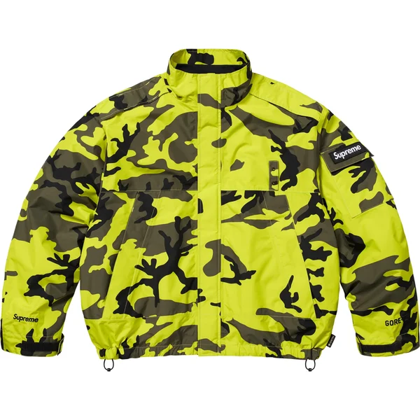 Supreme 2-in-1 GORE-TEX Shell + Quilted Liner Vest - Fluorescent Camo (front)