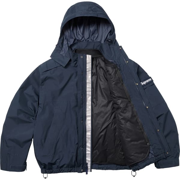 Supreme 2-in-1 GORE-TEX Shell + Quilted Liner Vest - Navy (front)