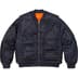 Supreme 2-in-1 MA-1 + Vest - Navy (front)