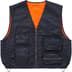 Supreme 2-in-1 MA-1 + Vest - Navy (front)