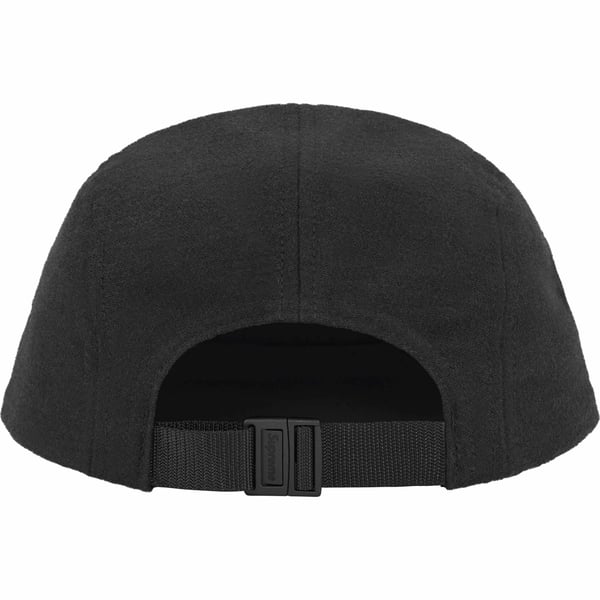 Supreme 2-Tone Camp Cap - Black (front)