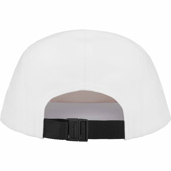 Supreme 2-Tone Camp Cap - White (front)