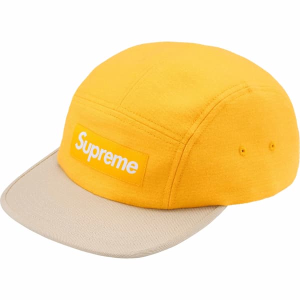 Supreme 2-Tone Camp Cap - Yellow (front)