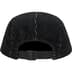 Supreme 2-Tone Corduroy Camp Cap - Black (front)