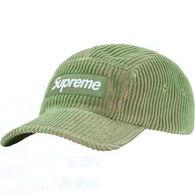Supreme 2-Tone Corduroy Camp Cap Green