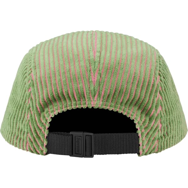 Supreme 2-Tone Corduroy Camp Cap - Green (front)
