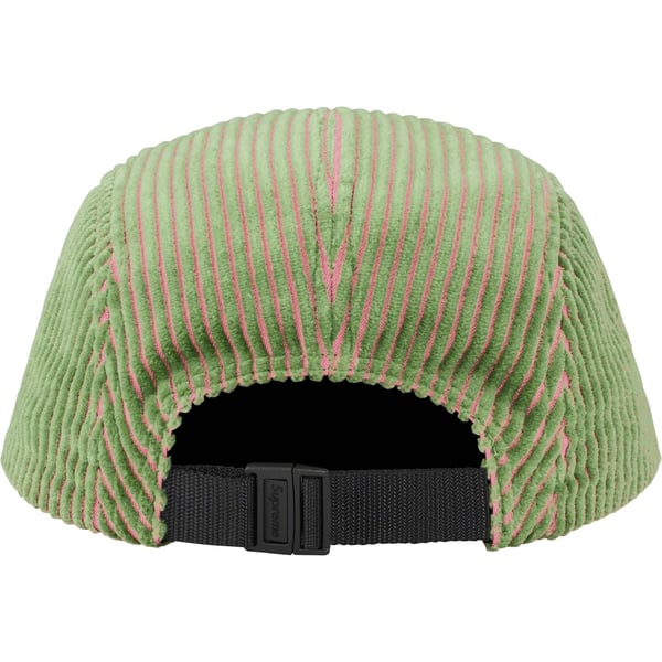Supreme 2-Tone Corduroy Camp Cap - Green (front)