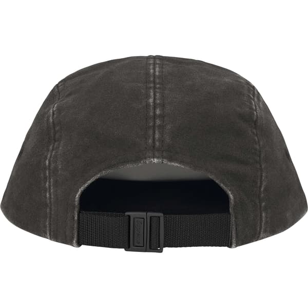 Supreme 2-Tone Moleskin Camp Cap - Black (front)