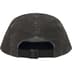 Supreme 2-Tone Moleskin Camp Cap - Black (front)
