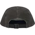 Supreme 2-Tone Moleskin Camp Cap - Black (front)