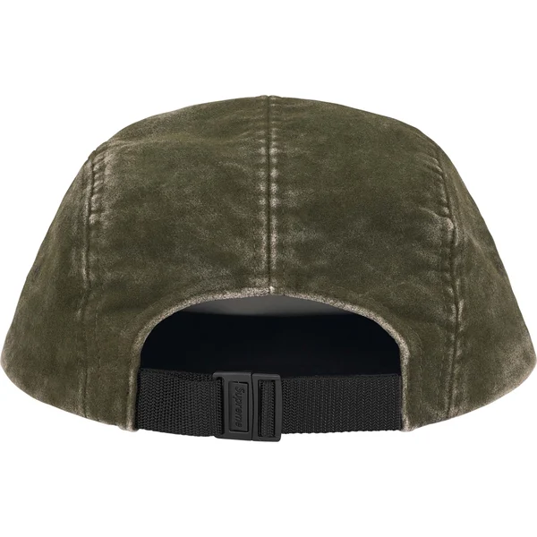 Supreme 2-Tone Moleskin Camp Cap - Dark Olive (front)