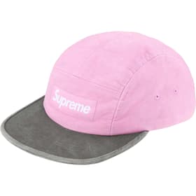 Supreme 2-Tone Moleskin Camp Cap Light Pink