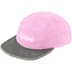 Supreme 2-Tone Moleskin Camp Cap - Light Pink (front)