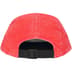 Supreme 2-Tone Moleskin Camp Cap - Red (front)
