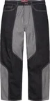 Supreme 2-Tone Paneled Baggy Jean - Black (front)