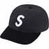 Supreme 2-Tone S Logo 6-Panel - Black (front)