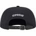 Supreme 2-Tone S Logo 6-Panel - Black (front)