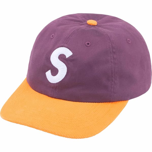 Supreme 2-Tone S Logo 6-Panel - Dusty Purple (front)