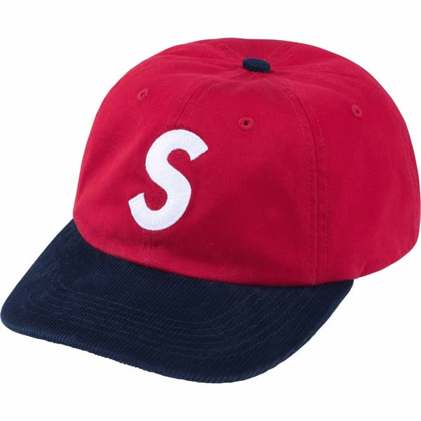 Supreme 2-Tone S Logo 6-Panel - Red (front)