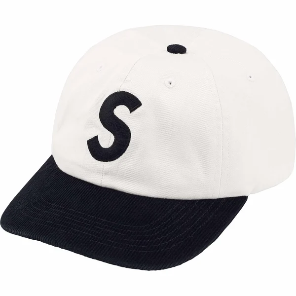 Supreme 2-Tone S Logo 6-Panel - Stone (front)