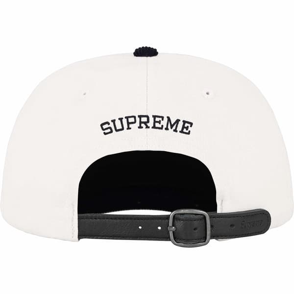 Supreme 2-Tone S Logo 6-Panel - Stone (front)