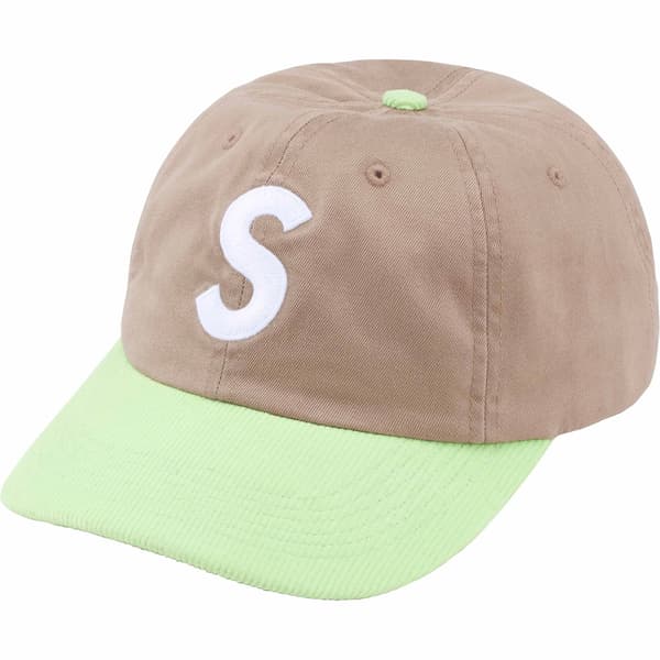 Supreme 2-Tone S Logo 6-Panel - Tan (front)