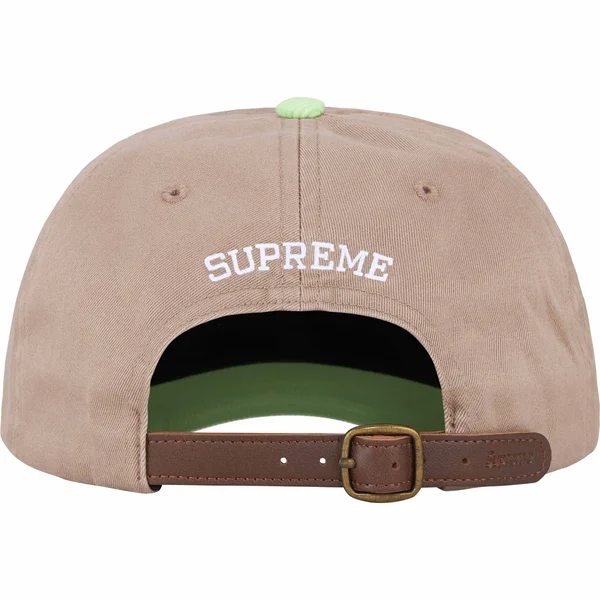 Supreme 2-Tone S Logo 6-Panel - Tan (front)
