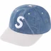 Supreme 2-Tone S Logo 6-Panel - Washed Denim (front)
