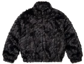 Supreme 2-Tone WINDSTOPPER Faux Fur Jacket Black