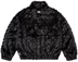 Supreme 2-Tone WINDSTOPPER Faux Fur Jacket - Black (front)