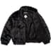 Supreme 2-Tone WINDSTOPPER Faux Fur Jacket - Black (front)