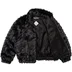 Supreme 2-Tone WINDSTOPPER Faux Fur Jacket - Black (front)
