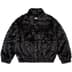 Supreme 2-Tone WINDSTOPPER Faux Fur Jacket - Black (front)