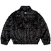 Supreme 2-Tone WINDSTOPPER Faux Fur Jacket - Black (front)