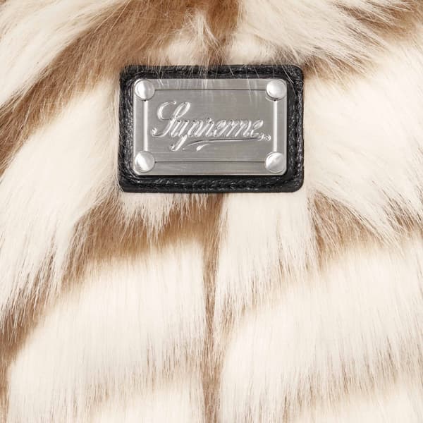 Supreme 2-Tone WINDSTOPPER Faux Fur Jacket - Tan (front)