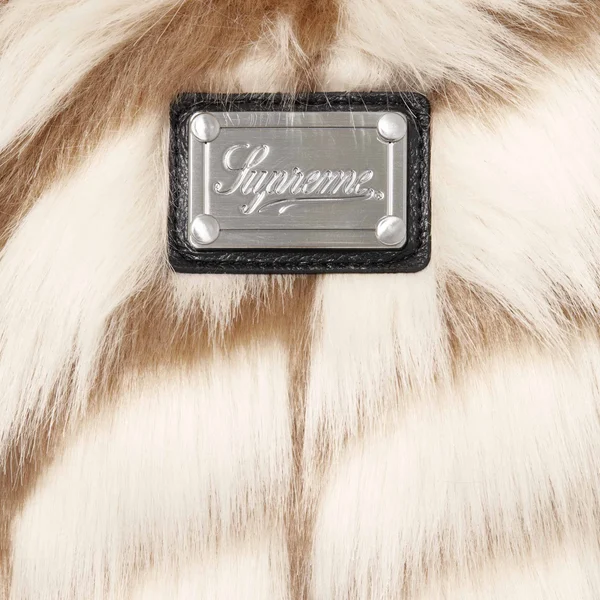 Supreme 2-Tone WINDSTOPPER Faux Fur Jacket - Tan (front)