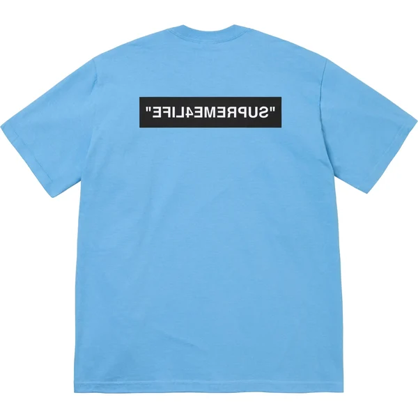 Supreme 4 Life Tee - Bright Blue (front)