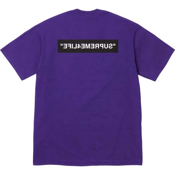 Supreme 4 Life Tee - Purple (front)