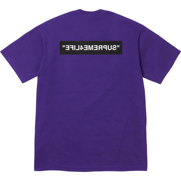 Supreme 4 Life Tee - Purple (front)