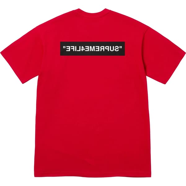 Supreme 4 Life Tee - Red (front)