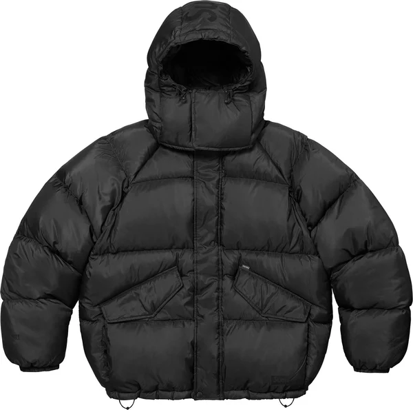 Supreme 700-Fill Down Lightweight Puffer Jacket - Black (front)