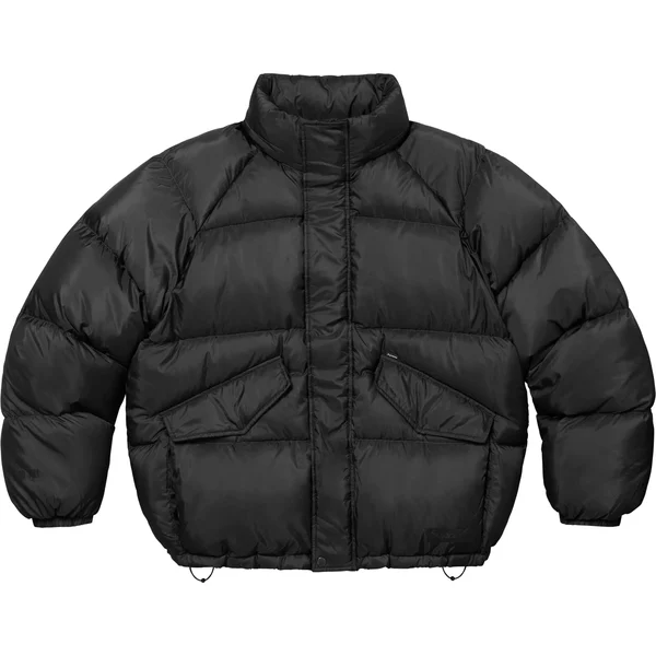Supreme 700-Fill Down Lightweight Puffer Jacket - Black (front)