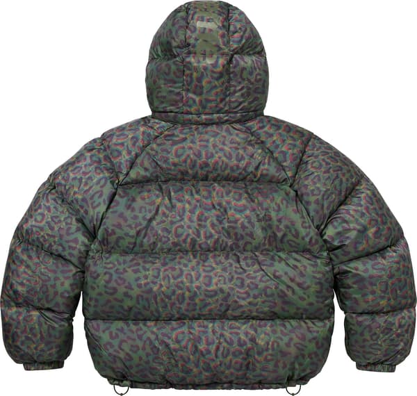 Supreme 700-Fill Down Lightweight Puffer Jacket - Leopard (front)