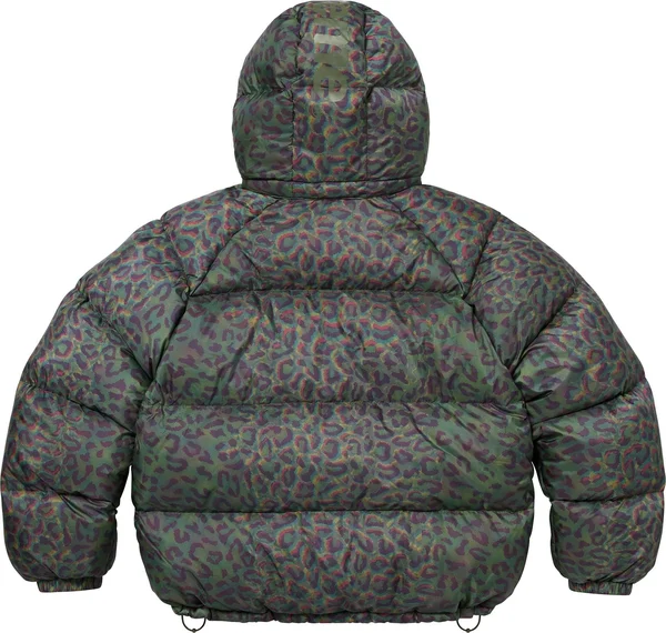 Supreme 700-Fill Down Lightweight Puffer Jacket - Leopard (front)
