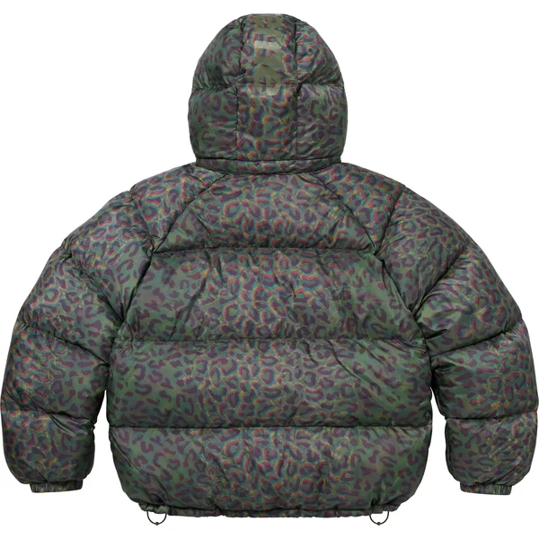 Supreme 700-Fill Down Lightweight Puffer Jacket - Leopard (front)