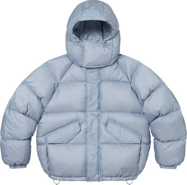 Supreme 700-Fill Down Lightweight Puffer Jacket - Light Blue (front)