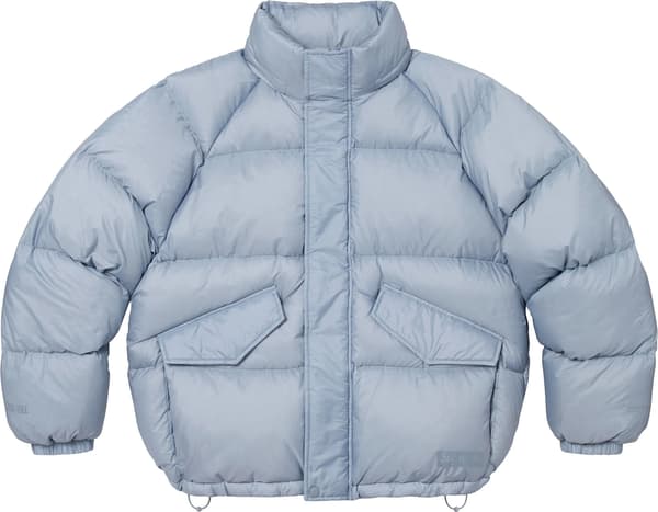 Supreme 700-Fill Down Lightweight Puffer Jacket - Light Blue (front)